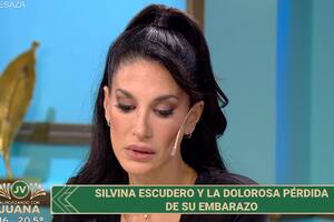 Silvina Escudero habló con Mirtha sobre la pérdida de su embarazo y no pudo evitar quebrarse en llanto