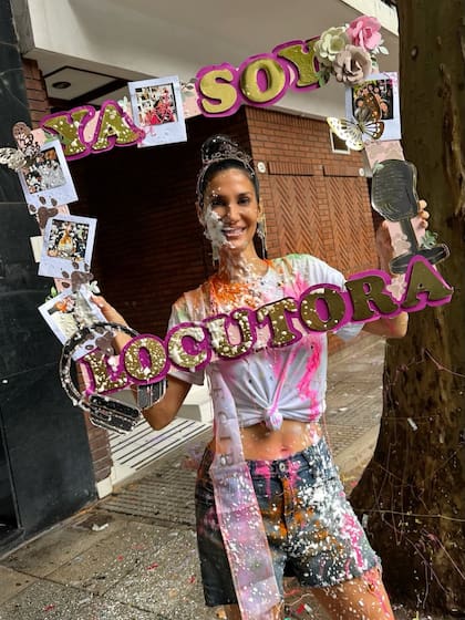 Silvina Escudero se recibió de locutora
