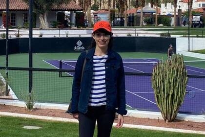 Silvina Funes, presidenta del club de fans de Djokovic en la Argentina