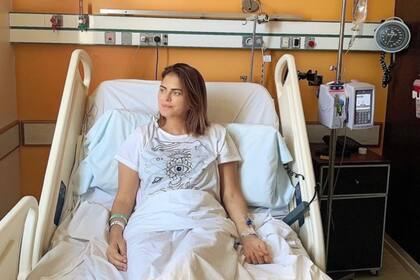Silvina Luna compartió un mensaje desde la clínica donde se realiza diálisis
