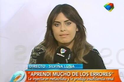 Silvina Luna dialogó con Intrusos acerca de su salud