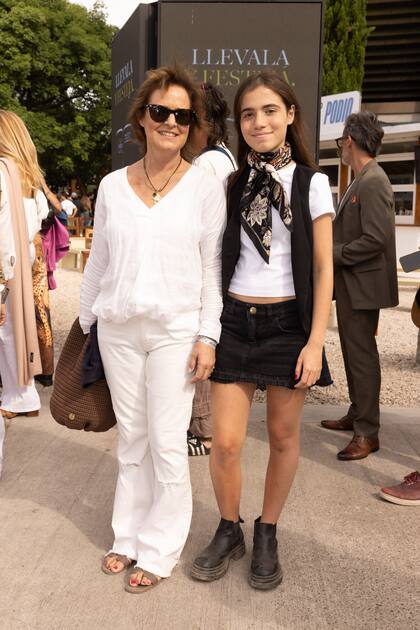 Silvina Pueyrredón y su hija, Helena Lanusse