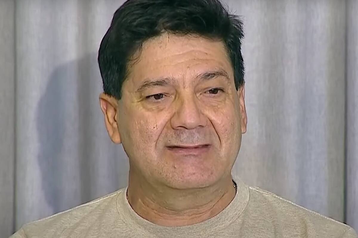 Silvino Báez en la conferencia de prensa, luego del veredicto del juicio por Fernando Báez Sosa