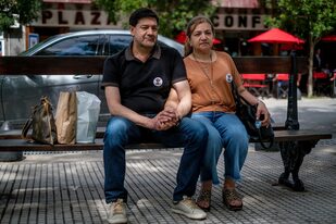 Silvino Báez , Graciela Sosa, padres de Fernando Báez Sosa, reclaman una dura condena