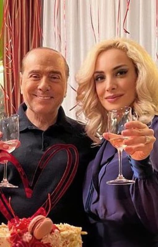 Silvio Berlusconi y su pareja, Marta Fascina