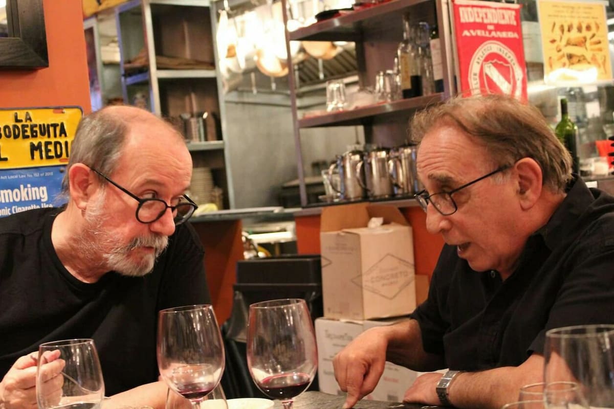 Silvio Rodriguez y Lucio Alfiz