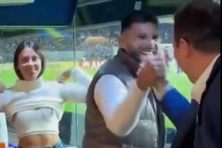 El ex Independiente que se coló en el festejo de Fortaleza en la Bombonera y terminó a los abrazos con los brasileños