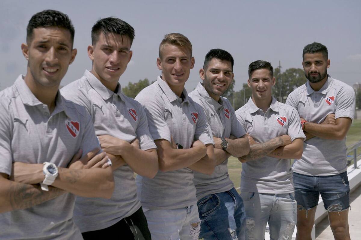 Silvio Romero, Jonathan Menéndez, Gonzalo Verón y Braian Romero y Emanuel Brítez, los nuevos refuerzos de Independiente