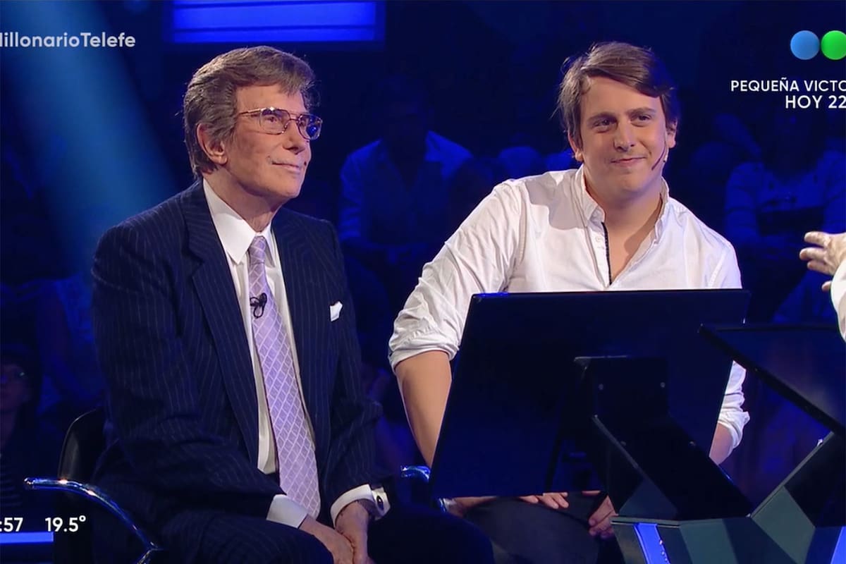 Silvio Soldán y su hijo Cristian.