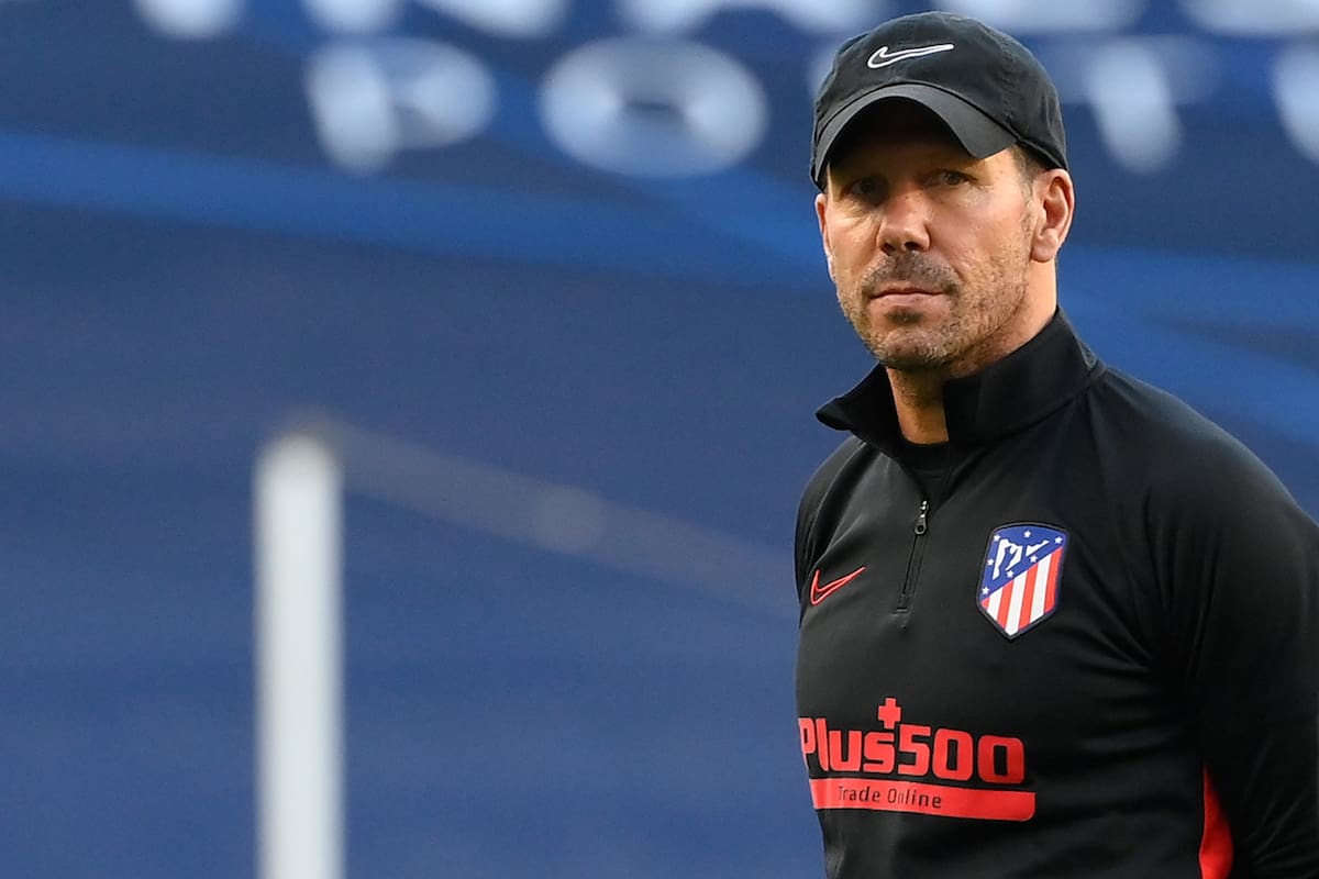 Simeone no tiene síntomas, pero su test de coronavirus dio positivo