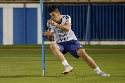 Simeone, uno de los que debutó en el ciclo de Scaloni