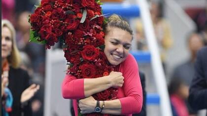 Simona Halep se abrazó al N°1 en 2017