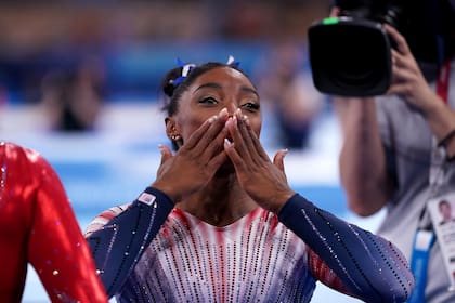 Simone Biles en su última competición