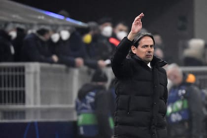 Simone Inzaghi, el entrenador de un Inter que pretende ser bicampeón de la Serie A.