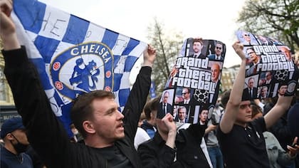Simpatizantes del Chelsea se manifiestan contra la creación de la Superliga