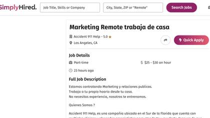 Simply Hired es una plataforma que ofrece una gran variedad de puestos laborales
