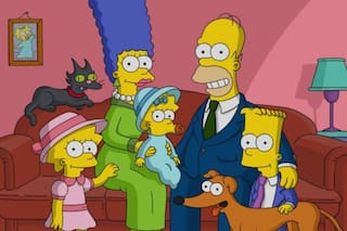 Así se vería Los Simpsons si fuese una serie de 1950