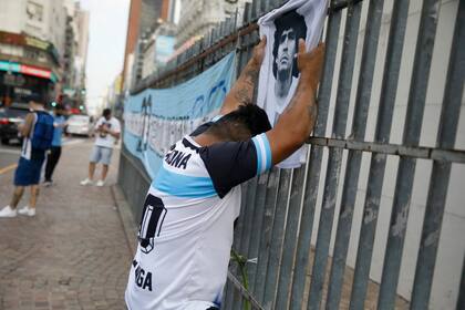 Muestras de dolor en el Obelisco.