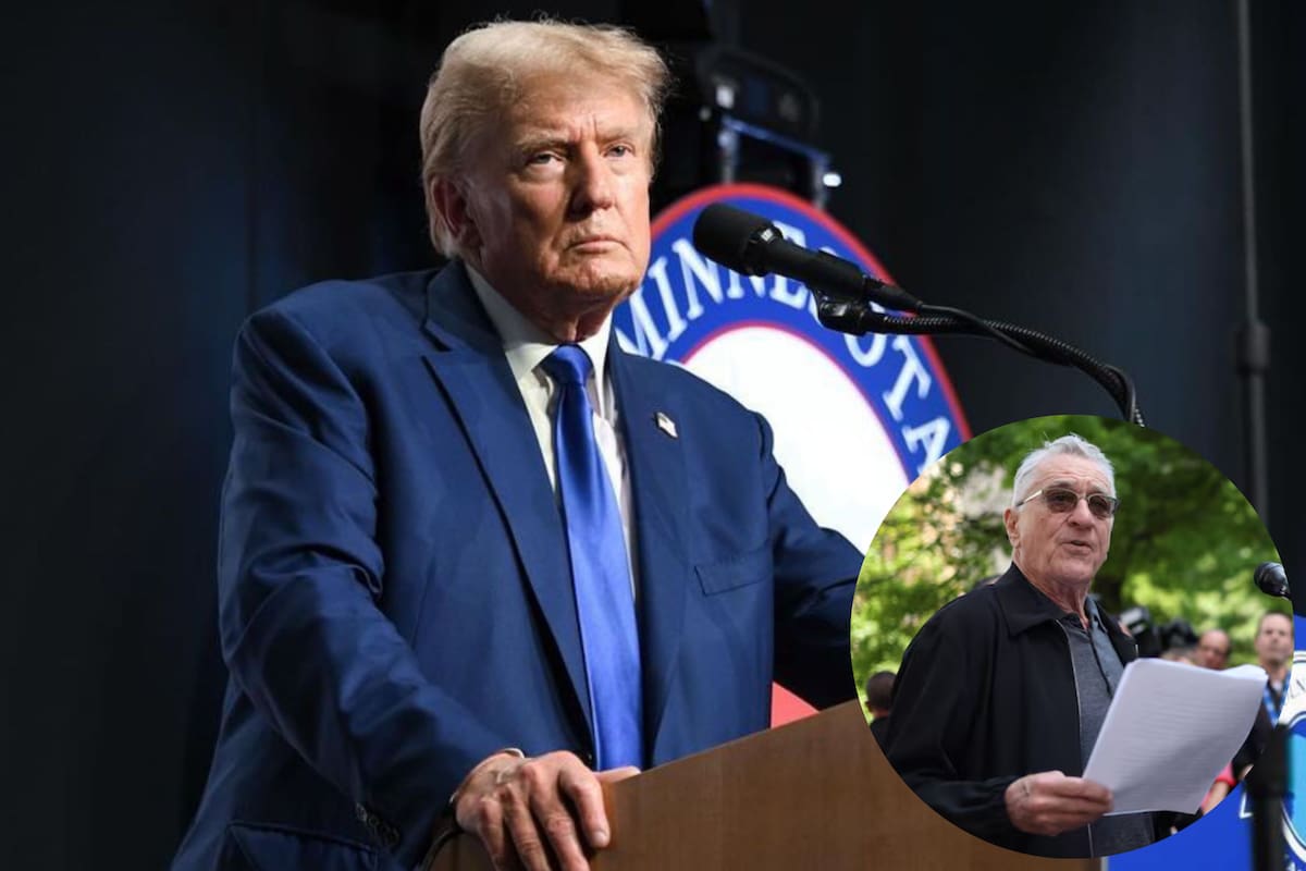 Sin filtro, Donald Trump le responde con un fuerte mensaje a Robert De Niro