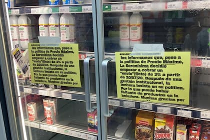 Los autoservicios chinos se quejan de que La Serenísima les aplicó un aumento del 3% en concepto de flete