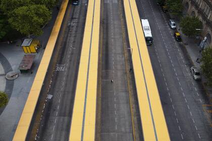 Sin movimiento en la zona de Once
