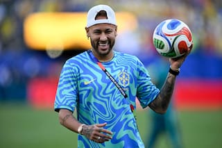 Sin poder jugar, Neymar Jr. se robó la atención de las celebridades internacionales en el partido de Brasil vs. Marruecos