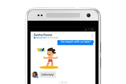 Sin rastros del logo de Facebook, la compañía relanzó el servicio de chat Messenger, que admite a usuarios que no tienen una cuenta en la red social