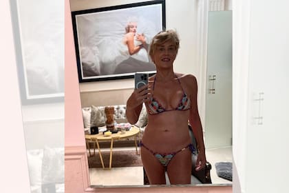 Sin retoques. Sharon Stone compartió una foto con la que le dijo adiós al verano