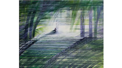 Sin título, acrílico sobre tela, 2000
