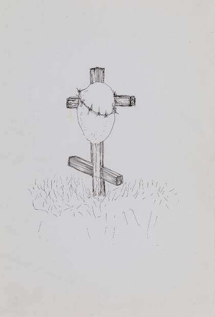 Sin título, de la serie Ejercicios del llanto (2014), una de las obras de su muestra reciente en el Moderno