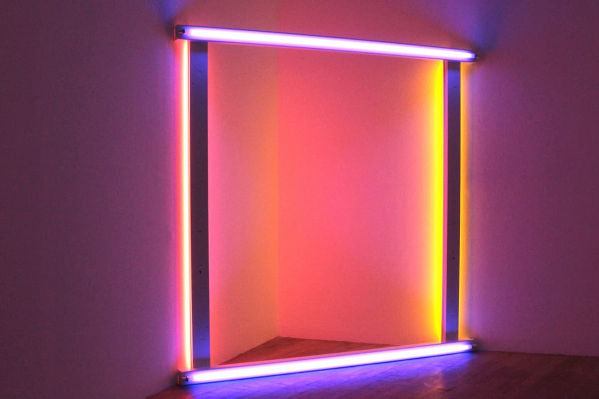 Sin título (To Donna), 1971, de Dan Flavin, en Fundación Proa
