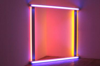 Sin título (To Donna), 1971, de Dan Flavin, en Fundación Proa