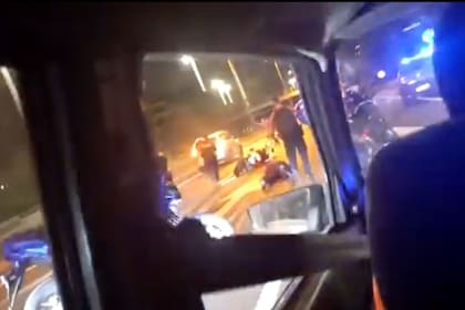 Siniestro vial sobre la General Paz