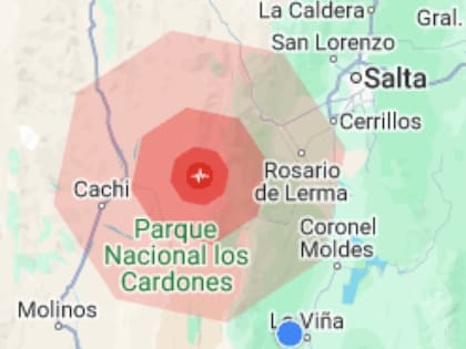 Sismo en Salta