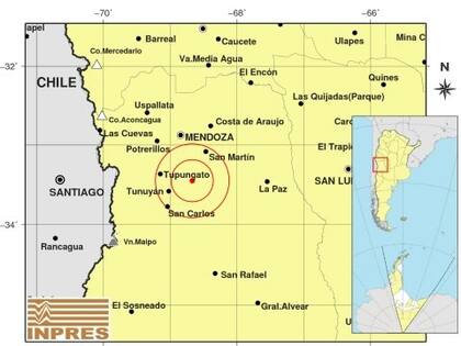 Sismo en Mendoza