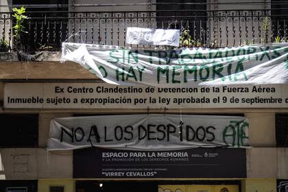 Sitio de memoria Virrey Cevallos, en el barrio de Monserrat