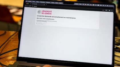 Sitios web como el de la Universidad de Ginebra fueron desconectados el miércoles.