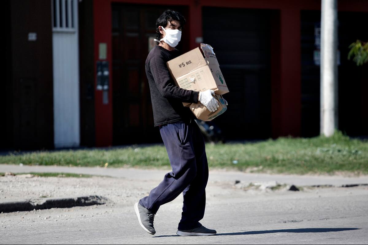 Situación en Mar del Plata con muchas personas en las calles
