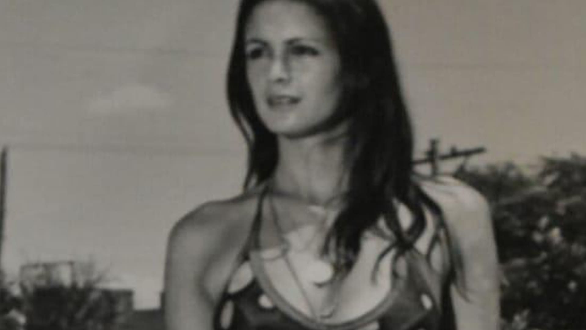 La foto que se hizo para anotarse en el primer concurso en el que participó: Miss Sierras de Córdoba, en marzo de 1978.