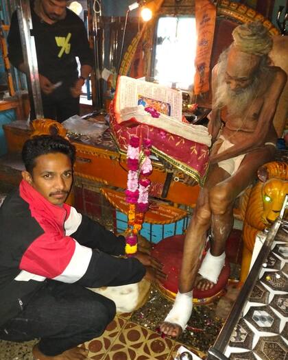 Siyaram Baba fue encontrado con un cuadro grave de desnutrición (imagen ilustrativa)