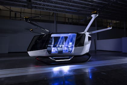 Skai es un vehículo eléctrico que utiliza celdas de hidrógeno para aumentar su capacidad de carga y vuelo