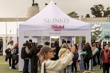 Skinko creó en Bienestar Fest un espacio dedicado al cuidado de la piel y a las últimas tendencias de la cosmética coreana.