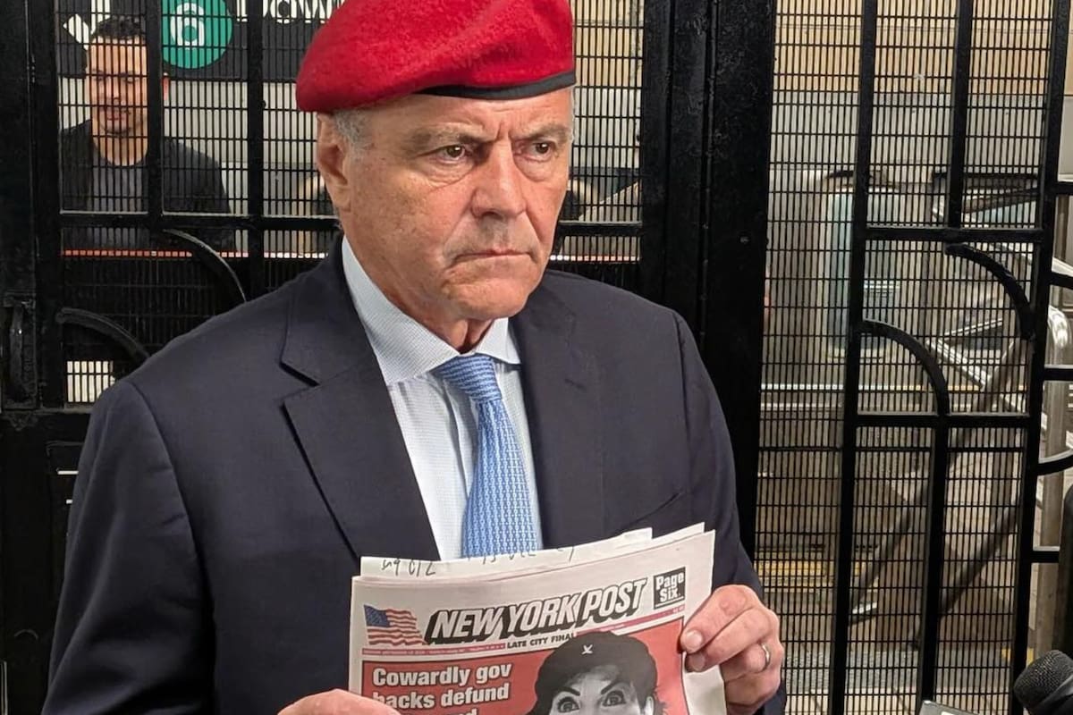 Sliwa es uno de los candidatos a la alcaldía por la ciudad de Nueva York