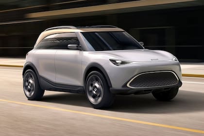 smart concept, Bien moderno. Otro de los modelos que expresa los conceptos de los nuevos vehículos 100% eléctricos