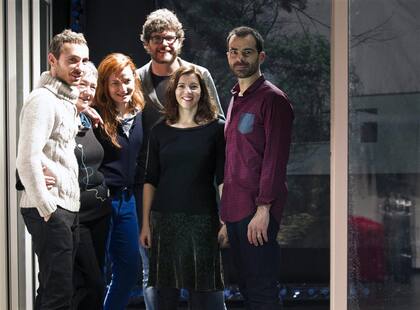 Romeo Castellucci (a la derecha) en su última visita a Buenos Aires cuando, en 2013, presentó en el Teatro 25 de Mayo Sobre el concepto de rostro en el hijo de Dios