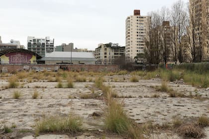 Sobre este predio sin uso crecerá la Plaza Clemente, en Colegiales, un barrio que demanda más espacios verde