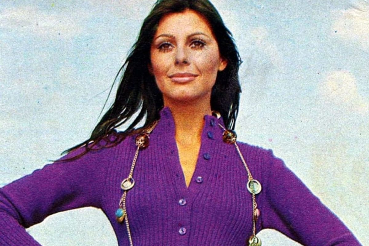 Sobre un puente, Mirta Teresita Massa posa para la cámara: Miss Argentina y Miss Belleza Internacional fueron los títulos que la llevaron a la cima