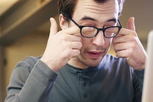 Sobreesforzar la vista te deja con sensación de cansancio