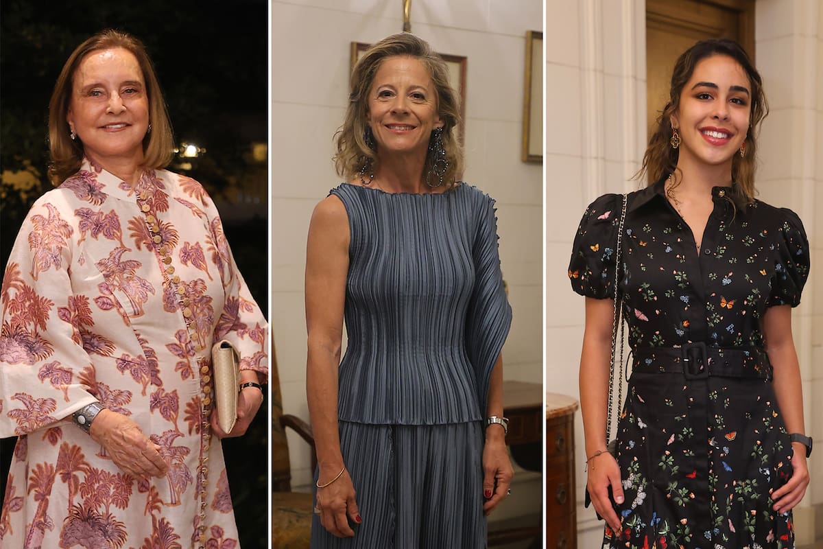 Sociales en el Día Nacional de Grecia en la residencia del embajador
Teresa Bulgheroni - Josefina Pasman - Lucrecia Bulgheroni