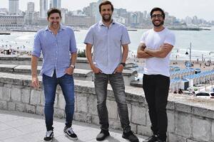 Socios de Alohar, una plataforma de alquileres temporales en versión local.